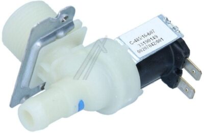 Imagine detaliată a produsului Electrovalva masina de spalat 1 iesirie 90°. Compatibil cu mai multe modele Delonghi.