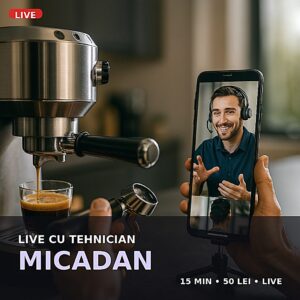 Consultanță video pentru espressoare (15 min)